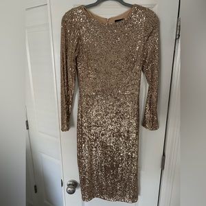 Gold Sequence Dress